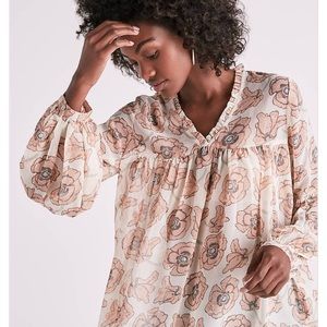 Lucky Brand Floral Blouse - S